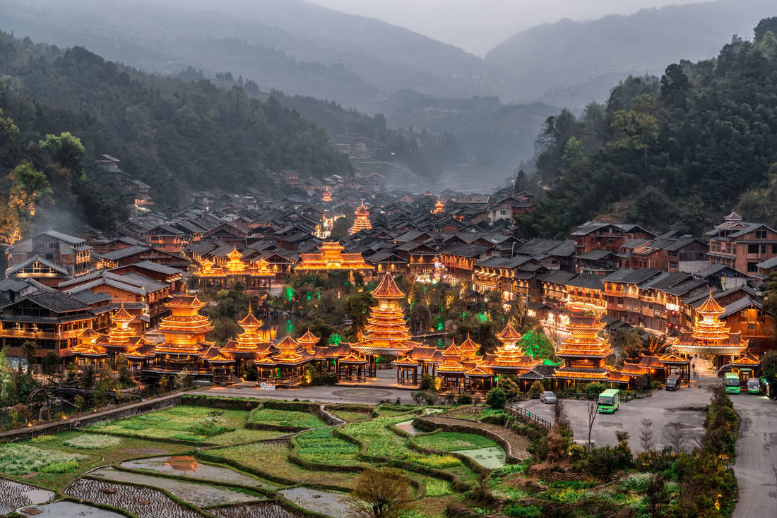 Zhaoxing Night View