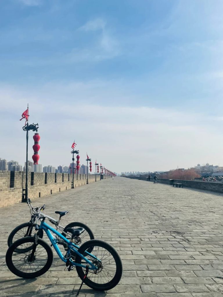 Xi'an City Wall Biking