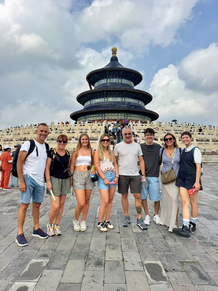 Tourists at Temple of Heaven, Beijing