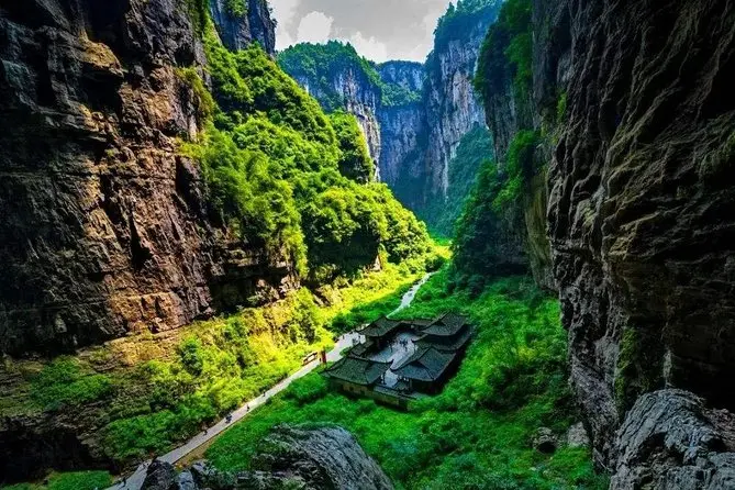 Three Natural Bridges UNESCO World Heritage Site in Wulong
